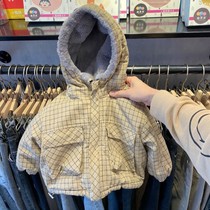 Boy Cotton Padded Jacket Thickened New Children Jacket Male baby Autumn Winter Warmth Plus Suede Cotton Clothing Cotton Clothing Winter Clothing