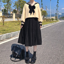Day Department Genuine Foundation Jk Uniform Dress Genuine Autumn Winter One Full Range College Wind Long Sleeve Long Skirt Sailor Suit Suit