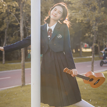 Day Ensemble Jk Uniform Dress Genuine full of early spring suits Short coats Girls Academy Wind Class Dress Dress dress Long dress