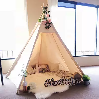 ins home small tent Indoor Boys Girls children Princess baby House toys Indian games wooden house