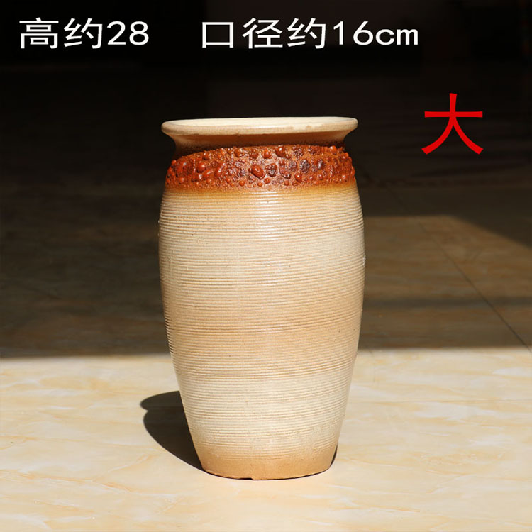 High pot chlorophytum flowerpot coarse pottery fleshy flower pot pot'm flesh bonsai pot clay POTS in the basin