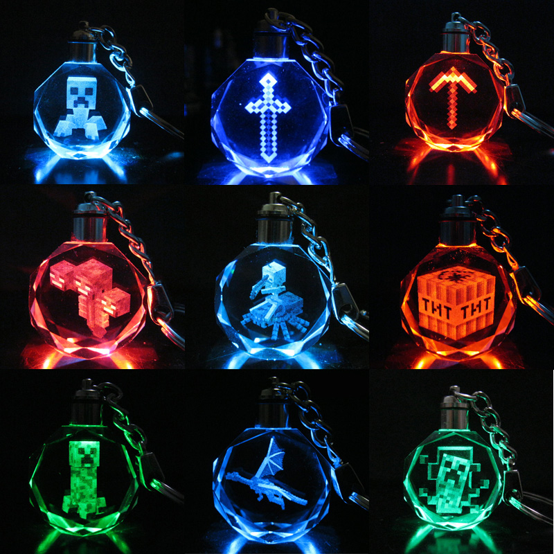 My World Blind Box Model Perimeter Genuine Toy Characters Pendants Occasional Key Buttons Crystal Model Switch