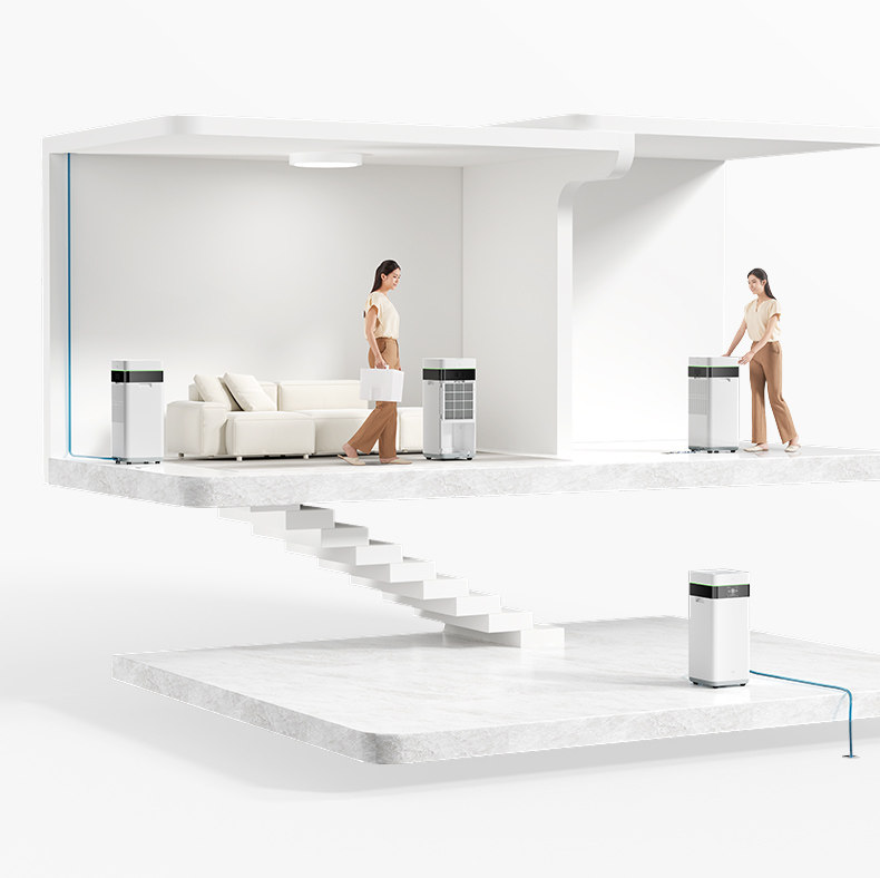 Осушитель воздуха 720净化除湿一体机 华为鸿蒙智选智能高效除湿设备 7l大水箱静音设计