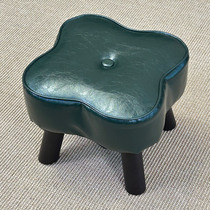 Shanghe Space Small Stool Home Low Stool Living Room Solid Wood Chair Doorway Shoe Changing Stool High-end Childrens Sofa Stool