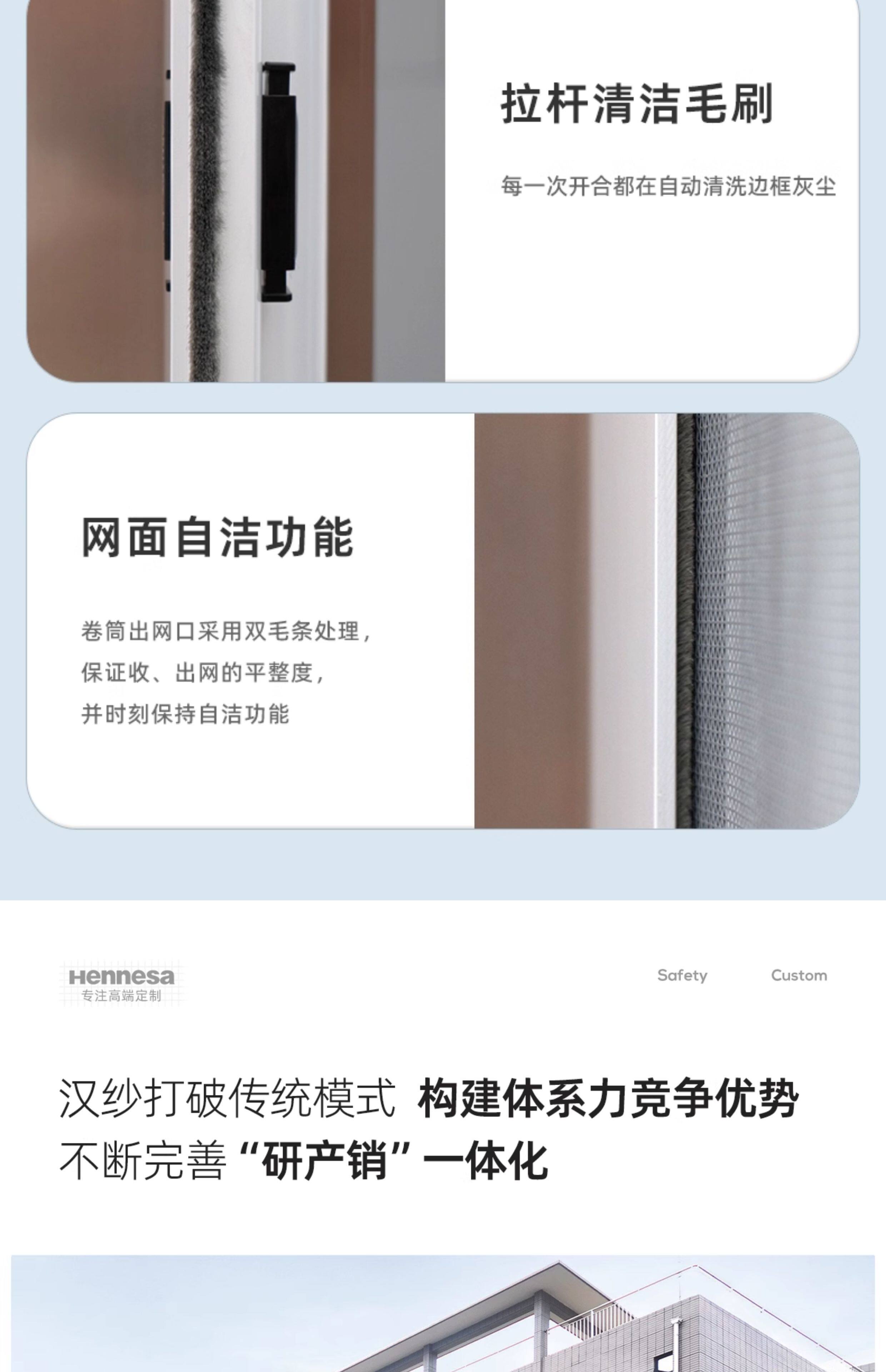 Москитные сетки, Экраны 汉纱隐形纱门折叠推拉式回卷入户门平网高透平开沙门定制上门安装