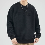 Весенняя толстовка, мужской осенний лонгслив для отдыха, оверсайз, круглый воротник