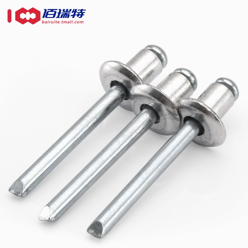 304 stainless steel pumping core rivet pull 5mm lengthened wicker 3 2-d buckle sunken head flat head screw national standard pull nail