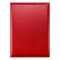 Recitation manuscript folder red folder recitation plywood host lines speech speech this conference contract signing book poetry reading speech script plywood suede a4 poetry recitation folder