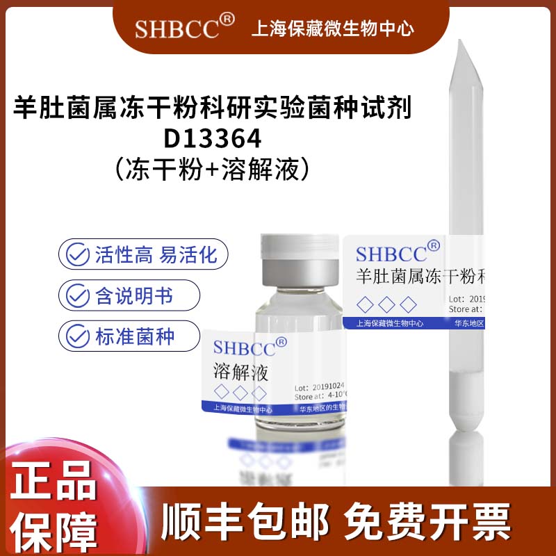 羊肚菌属冻干粉科研实验菌种试剂D13364