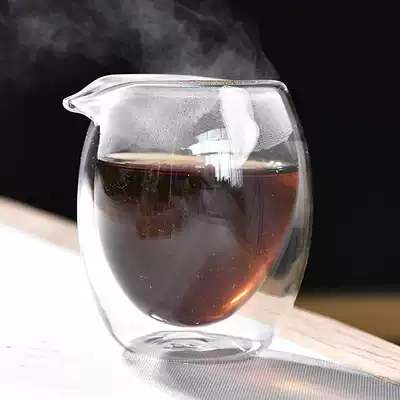Tang Qian simple modern tea divider heat-resistant glass Road Cup household hammer Tea Sea transparent public cup tea ceremony accessories