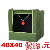 Slingshot Harrow box thickened canvas Slingshot target box reinforced silencer cloth practice projectile shooting target folding steel ball box