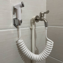 Flushing toilet Lance Head Toilet Pressurized Long Mouth Press-Type Bathroom Head Mop Pool Toilet Wash Flush