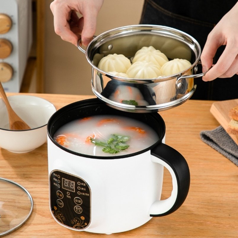 One person a shake-in-no-stick small one-pot multipurpose cooking rice office electric cooker quick