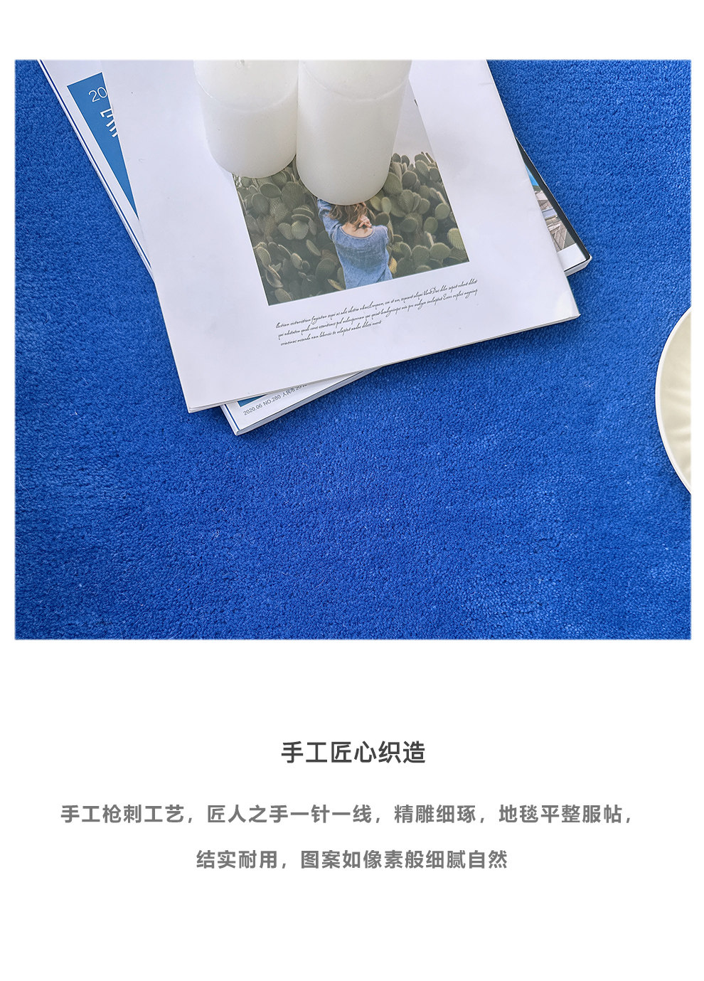 ковер 客厅地毯羊毛北欧圆形手工定制现代简约家用沙发茶几垫卧室床边毯