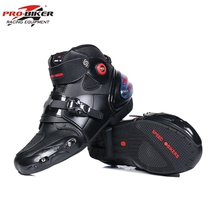 Riding tribal motorcycle riding shoes short boots Mens Four Seasons anti-fall wear-resistant racing shoes road rider shoes