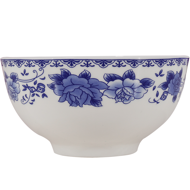 Jingdezhen blue and white porcelain tableware suit ceramic dishes 56 skull bowls disc suit household of Chinese style of high - grade housewarming