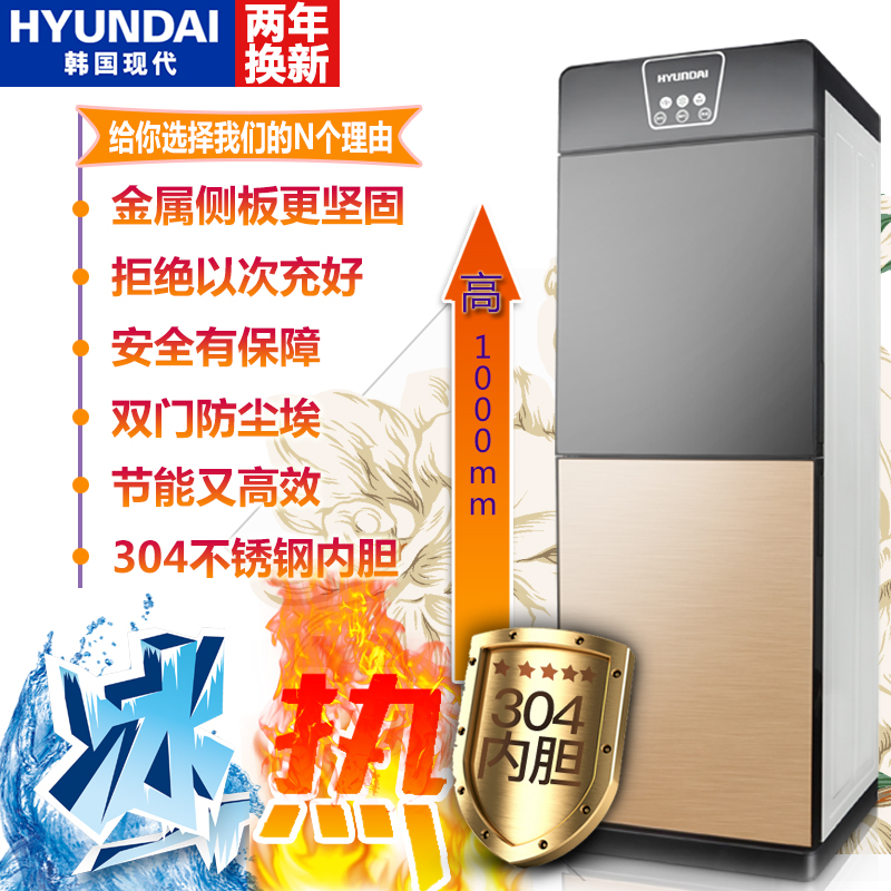 South Korea Modern Drinking Fountain Vertical Hot And Cold Office Ice Warm Water Machine Home Glass Energy Saving Refrigeration Boiled Water Machine