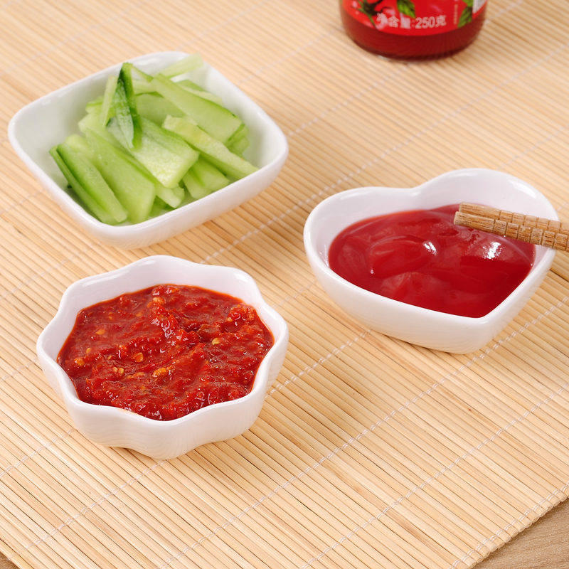 Pickled dip seasoning ceramics creative dish seasoning sauce vinegar dish ipads plate tableware Japanese little jealous dab of a plate