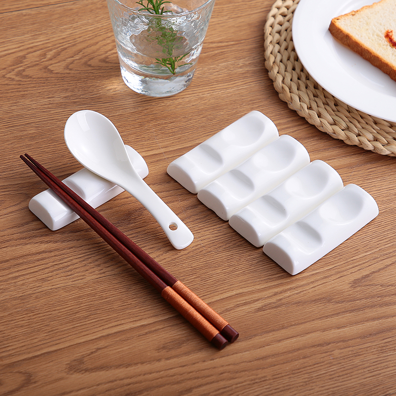 New white ceramic hotel table chopsticks chopsticks tableware frame supporting ideas and multi - purpose spoon, chopsticks holder frame 10
