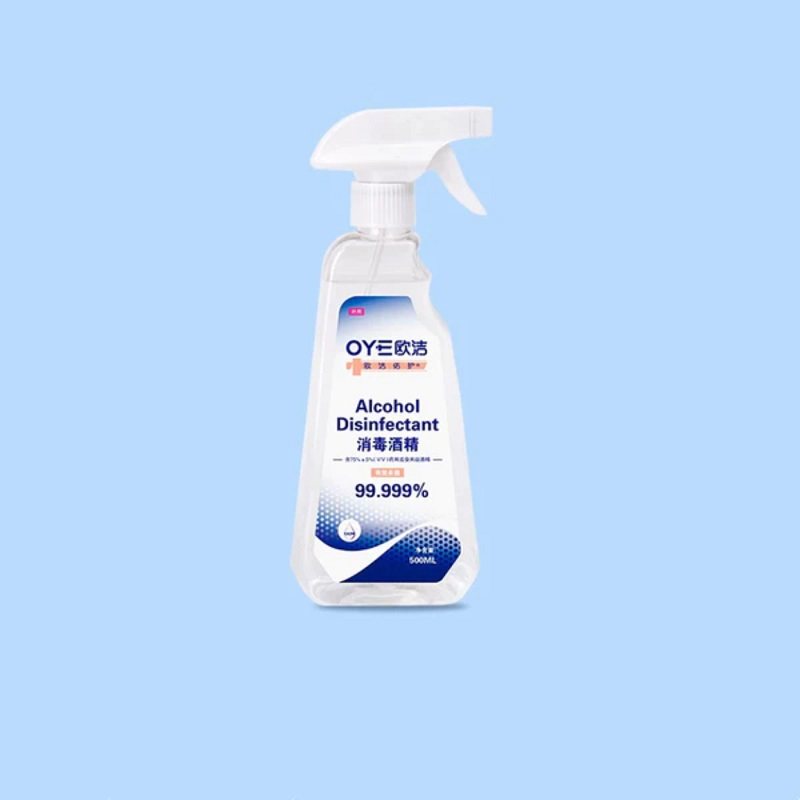 欧洁酒精喷雾75度酒精消毒液杀菌免洗手消毒喷雾室内清洁500ml