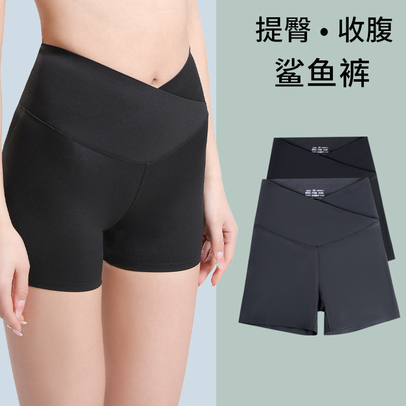 Shark Pants Outside Wearing Female Inside Lap Pants Summer Thin safety pants Anti-light cross Barbie Pants Closeout Hip shorts