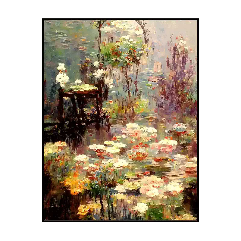 爬墙橘猫数字油画儿童DIY填色画简约现代卡通数字画