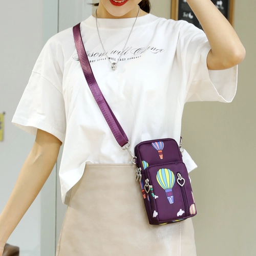 Маленькая сумка для телефона, летняя небольшая сумка, мобильный телефон, тканевый мешок, портативный кошелек