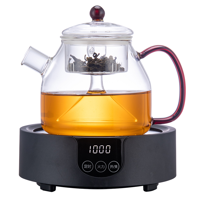 High temperature resistant glass steaming pot the boiled tea, the electric TaoLu burn boiled tea suit household cooking pot small furnace