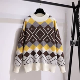 Модный универсальный ретро свитер, шерстяной комплект