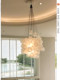 Italian Luceplan French-Style Restaurant Chandelier Minimalist Villa Staircase Loft Open-Air Living Room Glass Chandelier
