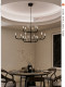 Italian Luceplan J-Us Minimalist Restaurant Pendant Light, Light Luxury Designer Chandelier for High-Ceiling Living Room, Branch-Shaped Art Lamp