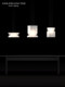 Venezuela Pablo Totem Designer Modern Minimalist Dining Room Chandelier White Jade Glass Pendant Bar Table Lamp
