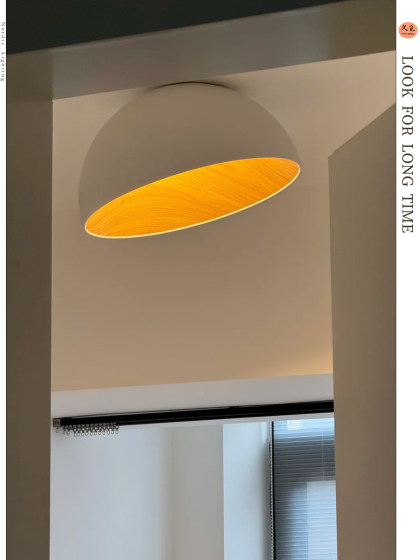 Spanish Vibia Duo Minimalist Bedroom Study Wood Grain Ceiling Lamp Creative Designer Living Room Art Lamp