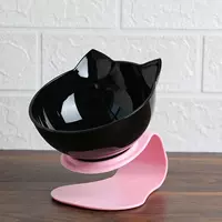 Черная одиночная чаша розовая база