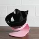 Черная одиночная чаша розовая база