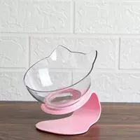 Розовая прозрачная одиночная чаша