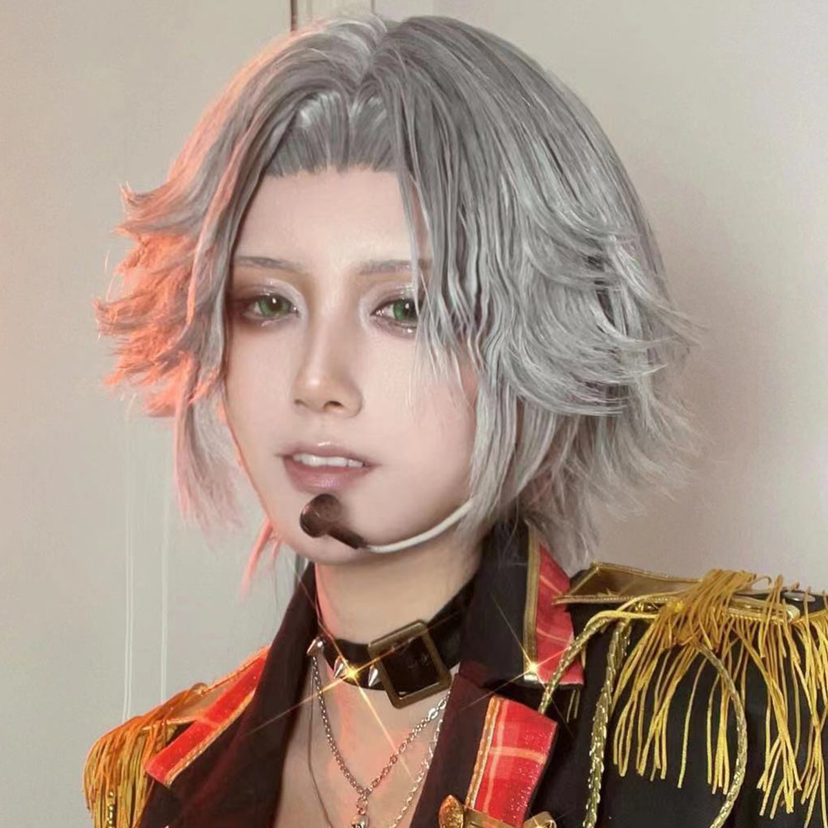 狱寺隼人cos假毛:银灰头皮头套超值推荐!_COSPLAY配件_淘宝游戏网