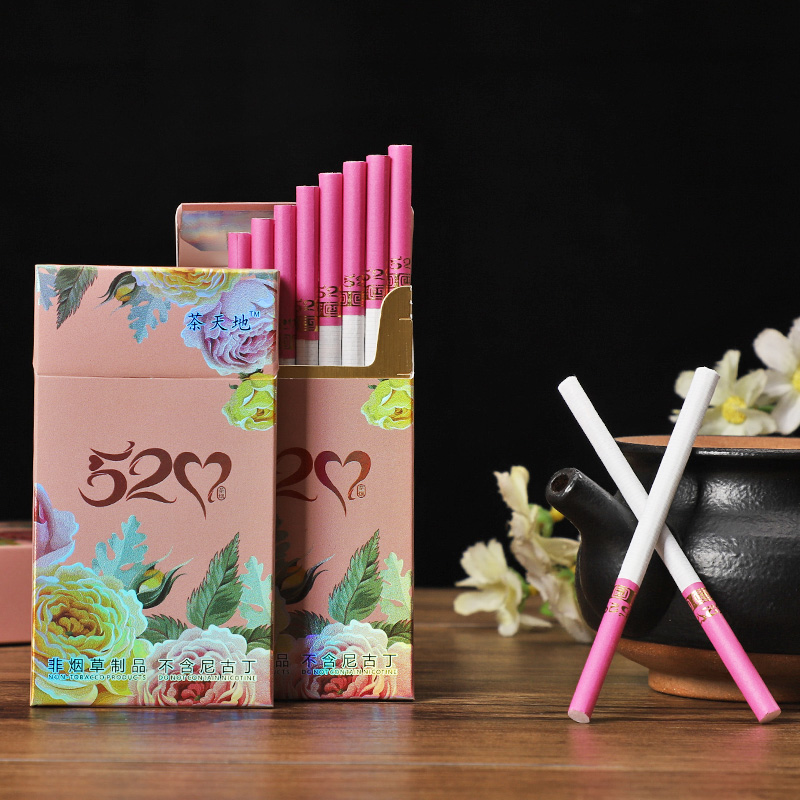 Tobacco Smoke Tea Smoke 520 incense Heart-shaped Non-smoking Weed Specialty Cigarettes Teas for a Cigarette Smoke