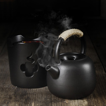 Large hot burning single jug warm wine Chinese retro style ceramic household carbon furnace electric ceramic furnace Alcohol furnace hot wine