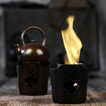 Heat-resistant jug cooking wine furnace Hot wine furnace Household antique wood carbon carbon alcohol candle furnace Multi-function integrated furnace