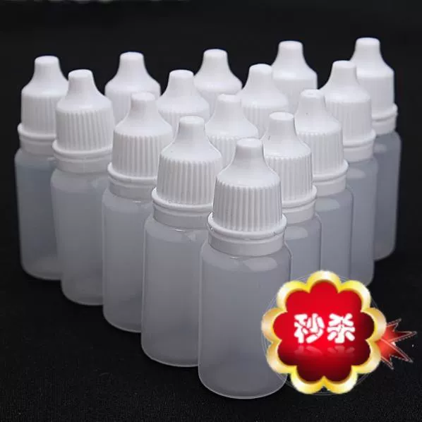 Nhỏ mũi chai rỗng 10 chai nhỏ mắt du lịch chai nhựa nhỏ mắt tiện lợi chai nhỏ giọt du lịch nhỏ giọt chất lỏng nhỏ - Thuốc nhỏ mắt