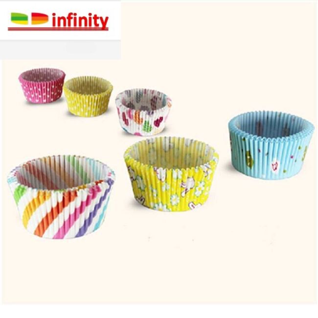 tfbc 100pcs paper cake cup cupcake cases liners muffin kitch