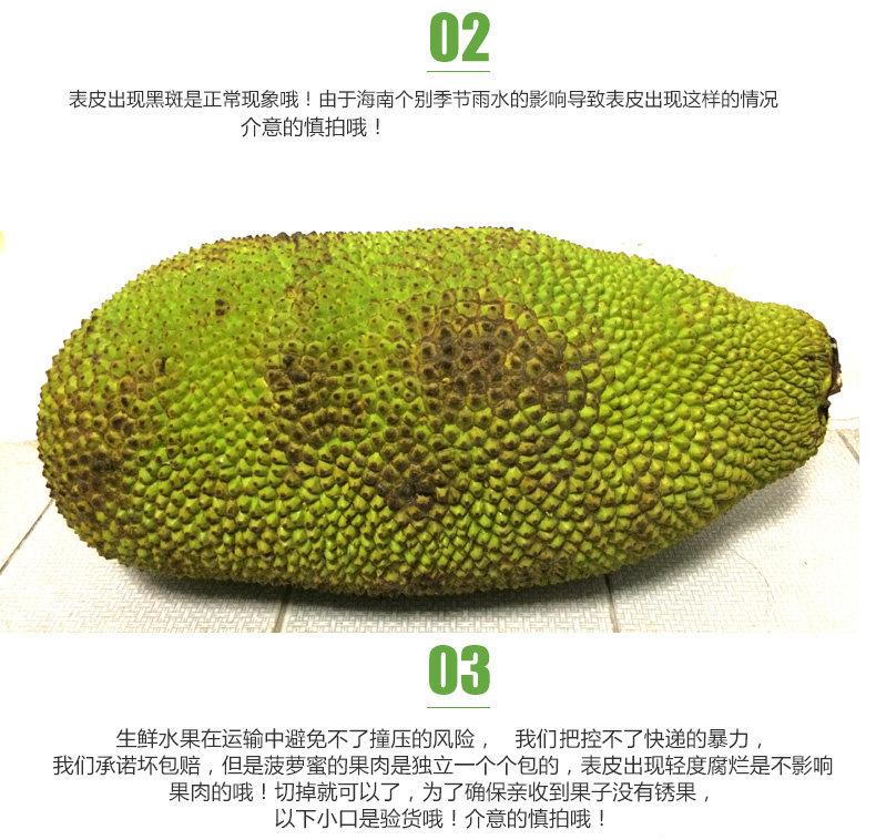 海南菠萝蜜 20-25斤整个 新鲜热带水果 图5