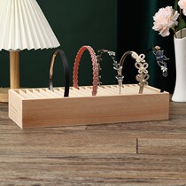 Elegant Solid Wood Ornament Show Rack Bracelet Hair Stirrup Pearl Treasure Containing Box Table Top Tray Jewelry Shelf Display Props