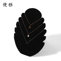 Bia necklace display rack Jewelry pendant board flannel jewelry counter display ornaments jewelry display props