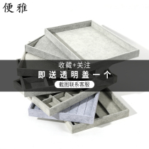 Banya necklace pendant jewelry storage box ring earrings earrings shelf bracelet tray jewelry display plate