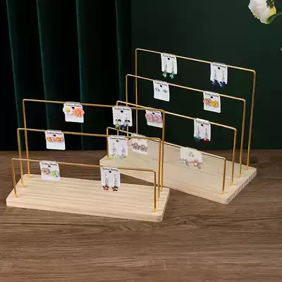 Banya earrings storage display stand creative ear ring frame earring pin paper hanging jewelry jewelry live display shelf