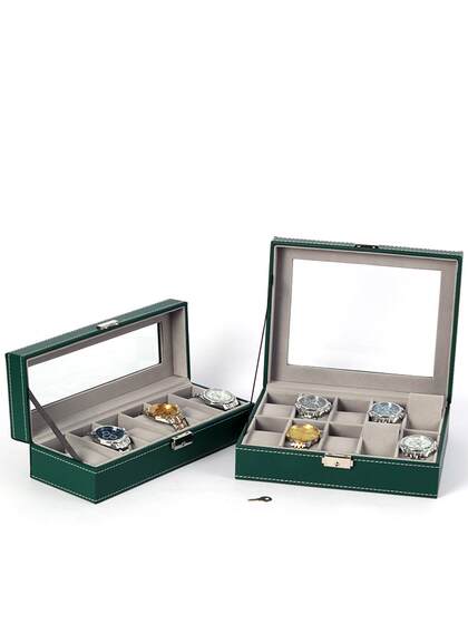 皮质手表盒收纳盒家用手表盒子整理盒高档精致展示盒机械表首饰盒