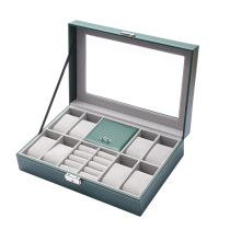 Poo Elegant New Light Skylight With Lock 8 2 Watch Jewelry Containing Box Ring Earrings Earrings Ornament SHOW BOX HOME