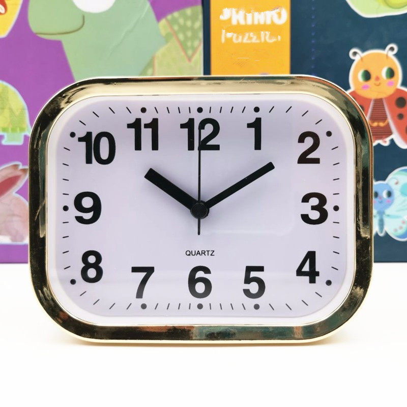 Simple fashion creative small alarm clock for students with children's special alarm bedside personality multi-functional mini clock table